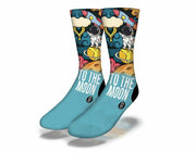 COSMIC CRYPTO TO THE MOON! Funny Crypto Socks