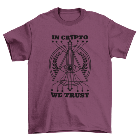 Crypto trust t-shirt deisgn