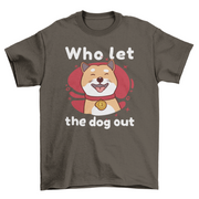 Dogecoin collar dog t-shirt