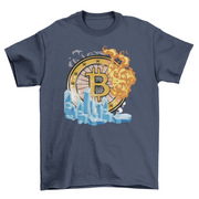 Cryptocurrency ice and fire t-shirt