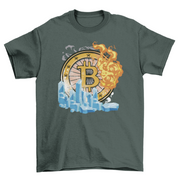 Cryptocurrency ice and fire t-shirt