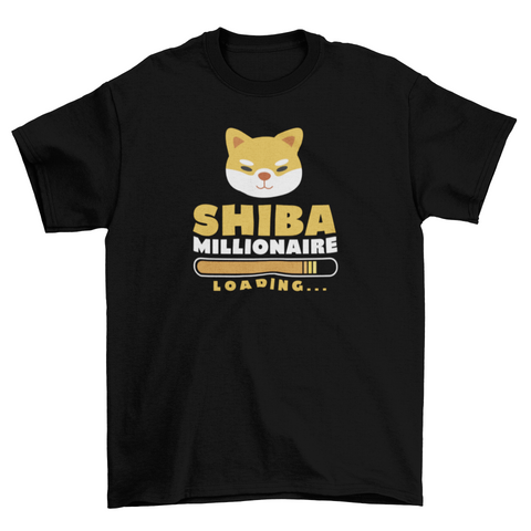 Shiba millionaire crypto t-shirt