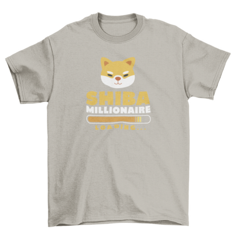 Shiba millionaire crypto t-shirt