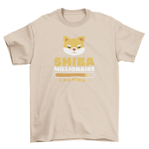 Shiba millionaire crypto t-shirt